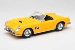 Ferrari 250 GT California Spider Yellow Hot Wheels 1:18 23905 Diecast