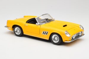 Ferrari 250 GT California Spider Yellow Hot Wheels 1:18 23905 Diecast - image 6 of 8