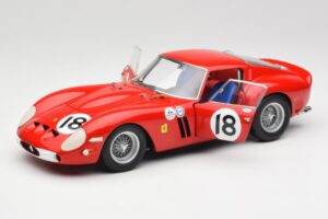 Ferrari 250 GTO #18 P. Rodriguez Daytona Continental 3 Hours Winner 1963 Kyosho 1:18 08438F Diecast - image 2 of 8