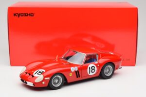 Ferrari 250 GTO #18 P. Rodriguez Daytona Continental 3 Hours Winner 1963 Kyosho 1:18 08438F Diecast - image 8 of 8