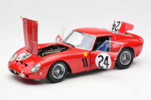 Ferrari 250 GTO #24 J. Blaton / G. Langlois 2nd 24 Hours of Le Mans 1963 Kyosho 1:18 08432C Diecast - image 2 of 8