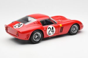 Ferrari 250 GTO #24 J. Blaton / G. Langlois 2nd 24 Hours of Le Mans 1963 Kyosho 1:18 08432C Diecast - image 3 of 8