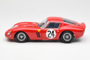Ferrari 250 GTO #24 J. Blaton / G. Langlois 2nd 24 Hours of Le Mans 1963 Kyosho 1:18 08432C Diecast - image 4 of 8