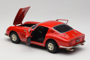 Ferrari 275 GTB/4 Red With Palm on the Hood ERTL 1:18 7483-P1 Diecast - image 5 of 8