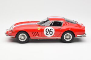 Ferrari 275 GTB Competizione #26 G. Biscaldi / A. de Bourbon Team Hugus 24 Hours of Le Mans 1966 CMC 1:18 M-199 Diecast - image 3 of 6