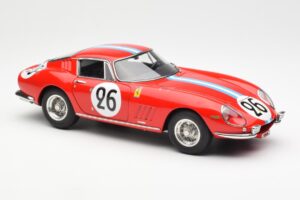Ferrari 275 GTB Competizione #26 G. Biscaldi / A. de Bourbon Team Hugus 24 Hours of Le Mans 1966 CMC 1:18 M-199 Diecast - image 4 of 6