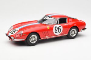 Ferrari 275 GTB Competizione #26 G. Biscaldi / A. de Bourbon Team Hugus 24 Hours of Le Mans 1966 CMC 1:18 M-199 Diecast