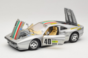 Ferrari 288 GTO #40 Silver 1984 Bburago 1:18 3027-S1 Diecast - image 2 of 8