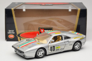 Ferrari 288 GTO #40 Silver 1984 Bburago 1:18 3027-S1 Diecast - image 8 of 8