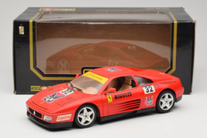 Ferrari 348 TB #32 Pirelli Red 1989 Bburago 1:18 3039-P1 Diecast - image 8 of 8