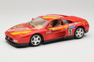 Ferrari 348 TB #5 Monroe Red 1989 Bburago 1:18 3039-M1 Diecast