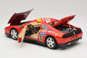 Ferrari 348 TB #5 Monroe Red 1989 Bburago 1:18 3039-M1 Diecast - image 5 of 8