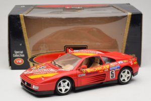 Ferrari 348 TB #5 Monroe Red 1989 Bburago 1:18 3039-M1 Diecast - image 8 of 8