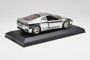 Ferrari 360 Modena Chrome Silver Limited Edition Exclusive Cars 1:18 EC004 Diecast - image 4 of 9