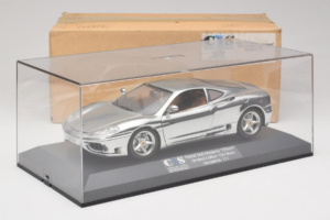Ferrari 360 Modena Chrome Silver Limited Edition Exclusive Cars 1:18 EC004 Diecast - image 9 of 9