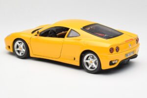 Ferrari 360 Modena Yellow Bburago 1:18 3368 Diecast - image 7 of 8