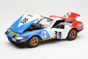 Ferrari 365 GTB/4 #39 J-C. Andruet / Lena 24 Hours of Le Mans 1972 Kyosho 1:18 08164E Diecast - image 2 of 8