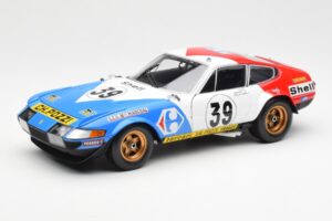 Ferrari 365 GTB/4 #39 J-C. Andruet / Lena 24 Hours of Le Mans 1972 Kyosho 1:18 08164E Diecast