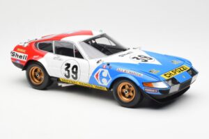 Ferrari 365 GTB/4 #39 J-C. Andruet / Lena 24 Hours of Le Mans 1972 Kyosho 1:18 08164E Diecast - image 6 of 8