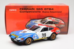 Ferrari 365 GTB/4 #39 J-C. Andruet / Lena 24 Hours of Le Mans 1972 Kyosho 1:18 08164E Diecast - image 8 of 8