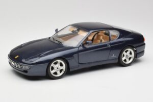 Ferrari 456 GT Blue Bburago 1:18 3036 Diecast