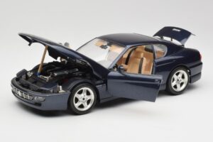 Ferrari 456 GT Blue Bburago 1:18 3036 Diecast - image 8 of 8