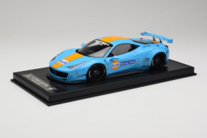Ferrari 458 LB Works Gulf Blue Orange BBA 1:18 REMC033 Resin - image 2 of 7