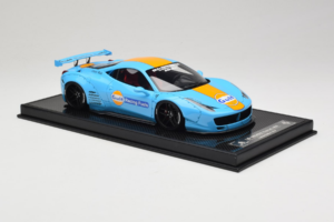 Ferrari 458 LB Works Gulf Blue Orange BBA 1:18 REMC033 Resin - image 4 of 7