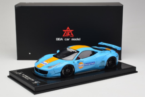 Ferrari 458 LB Works Gulf Blue Orange BBA 1:18 REMC033 Resin - image 7 of 7