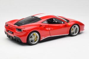 Ferrari 488 GTB Red Bburago 1:18 18-76102 Diecast - image 3 of 8