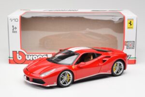 Ferrari 488 GTB Red Bburago 1:18 18-76102 Diecast - image 8 of 8