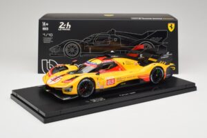 Ferrari 499P Hypercar AF Corse #83 R. Kubica / Y. Ye / R. Shwartzman 24 Hours of Le Mans 2024 Bburago 1:18 18-16313-83-VET Di - image 9 of 9