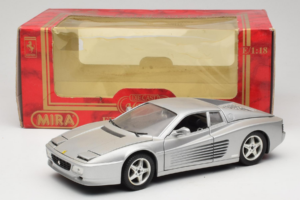 Ferrari 512 TR Silver Mira 1:18 6178-B1 Diecast - image 8 of 8