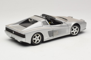 Ferrari 512TR Targa Silver Mira 1:18 6175 Diecast - image 3 of 8