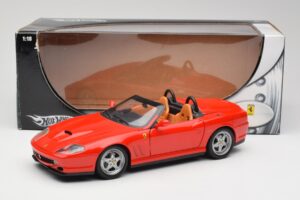 Ferrari 550 Barchetta Rosso Corsa Hot Wheels 1:18 74299294419 Diecast - image 8 of 8