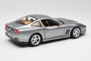 Ferrari 550 Maranello Silver Bburago 1:18 3344 Diecast - image 3 of 8