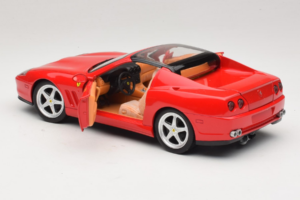 Ferrari 575M Superamerica Red Hot Wheels 1:18 J2858 Diecast - image 5 of 8