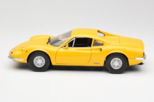 Ferrari Dino 246 GT Yellow Anson 1:18 30301W Diecast - image 4 of 8
