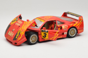 Ferrari F40 #3 F. Kroymans Ferrari Imports Kroymans BBS Wheels Red 1987 Bburago 1:18 3032-H1 Diecast - image 2 of 8