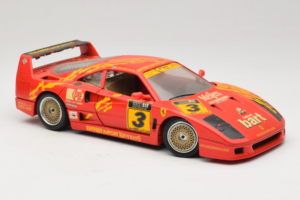Ferrari F40 #3 F. Kroymans Ferrari Imports Kroymans BBS Wheels Red 1987 Bburago 1:18 3032-H1 Diecast - image 6 of 8