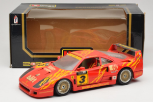 Ferrari F40 #3 F. Kroymans Ferrari Imports Kroymans BBS Wheels Red 1987 Bburago 1:18 3032-H1 Diecast - image 8 of 8