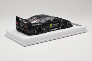 Ferrari F40 LB Works Monster Energy Matt Black BBA 1:18 REMC026 Resin - image 3 of 7