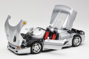 Ferrari F50 Cabriolet Silver Bburago 1:18 3372 Diecast - image 2 of 8