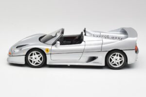 Ferrari F50 Cabriolet Silver Bburago 1:18 3372 Diecast - image 4 of 8
