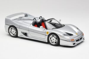 Ferrari F50 Cabriolet Silver Bburago 1:18 3372 Diecast - image 6 of 8