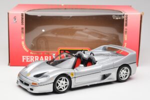 Ferrari F50 Cabriolet Silver Bburago 1:18 3372 Diecast - image 8 of 8