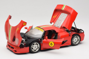 Ferrari F50 Coupe #6 Red with Italian Flag Bburago 1:18 3382-P1 Diecast - image 2 of 8