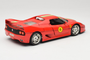 Ferrari F50 Coupe #6 Red with Italian Flag Bburago 1:18 3382-P1 Diecast - image 3 of 8