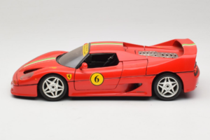 Ferrari F50 Coupe #6 Red with Italian Flag Bburago 1:18 3382-P1 Diecast - image 4 of 8