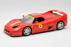 Ferrari F50 Coupe #6 Red with Italian Flag Bburago 1:18 3382-P1 Diecast